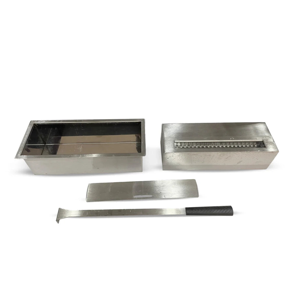 Bruciatore a bioetanolo 1.5LT ACCIAIO INOX 430SS L30 x P12.5 x H8.5 cm
