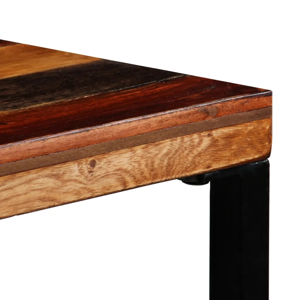 Tavolino da Bar in Legno Massello di Recupero 120x60x106cm cod mxl 12781