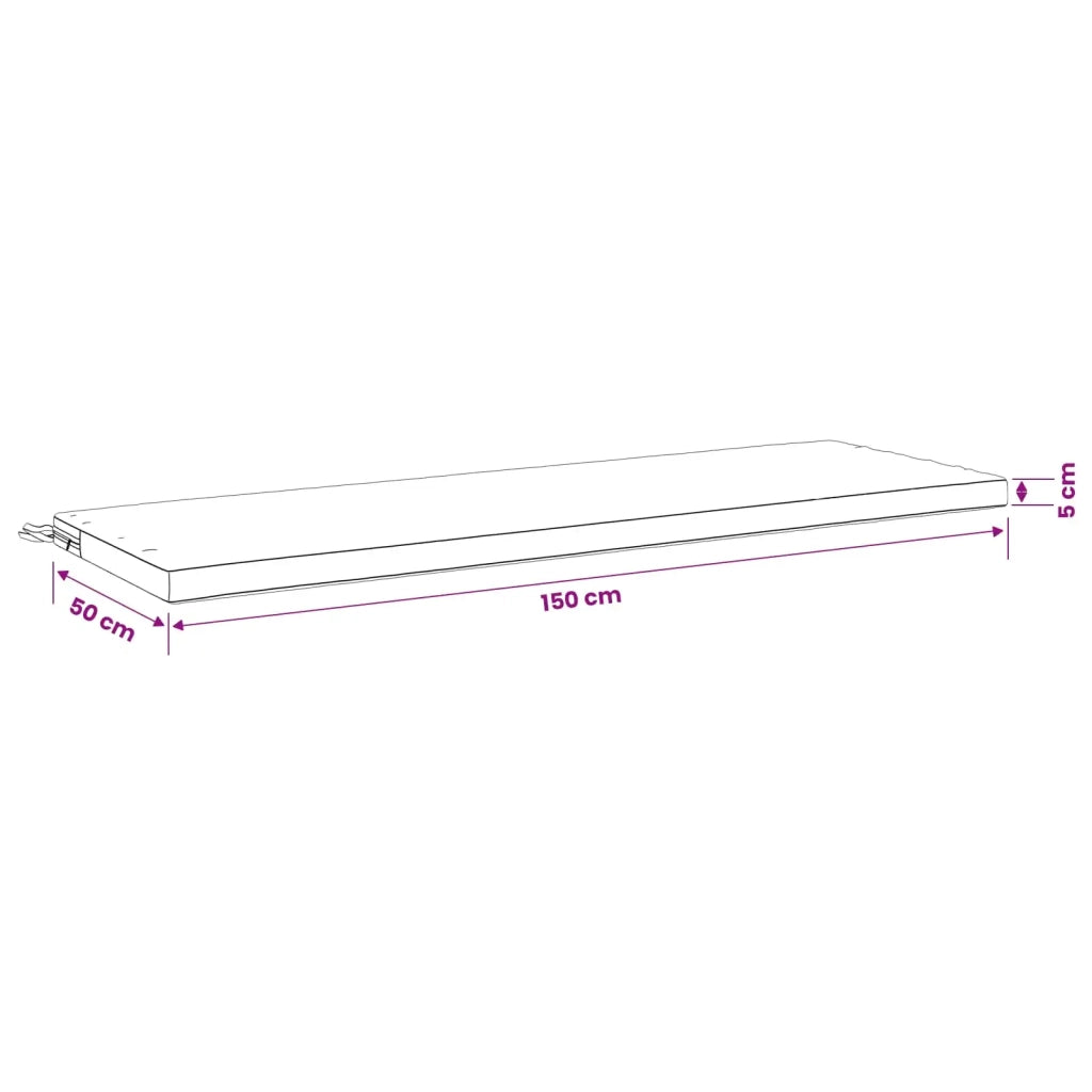Cuscini per Panchina a 2 Pezzi SOEST 2 pz 100% Poliestere 949431