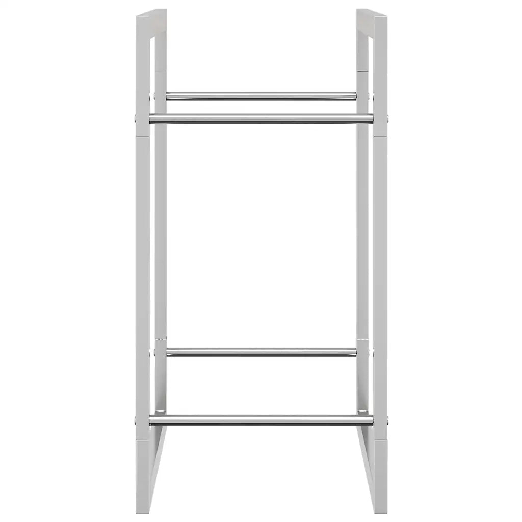 Portalegna 50x28x56 cm in Acciaio Inossidabile CFW7142166