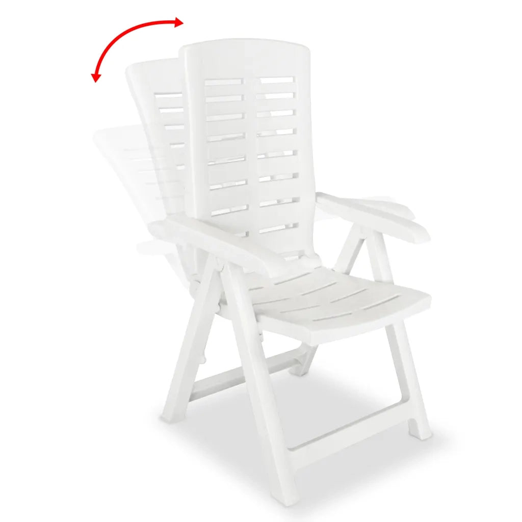 Set da Bistrot 3 pz in Plastica Bianco cod mxl 35740