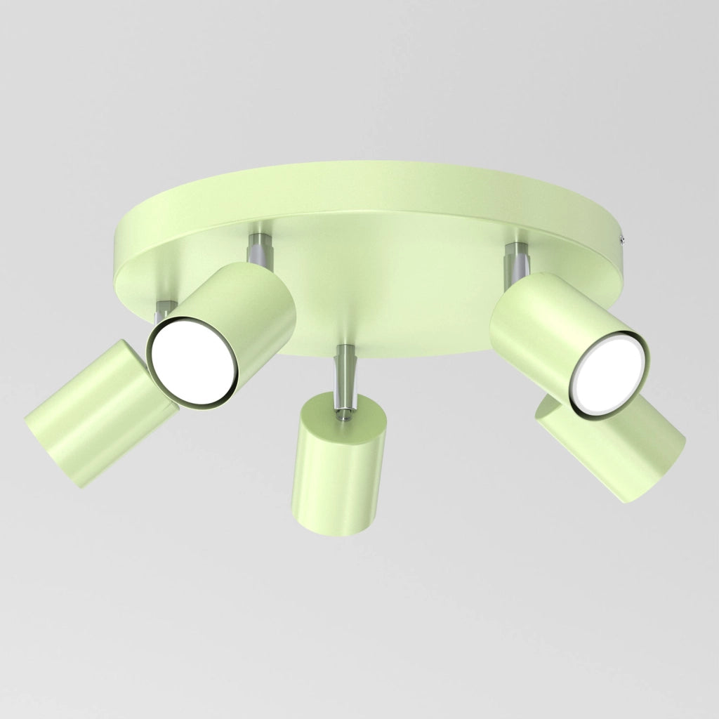 Plafoniera Fun 5xGU10 metallo verde Luminex