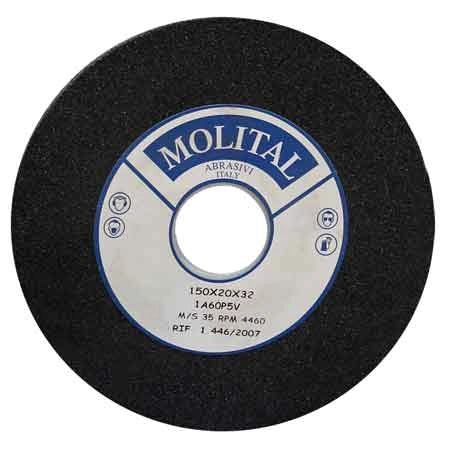 MOLA ABRASIVA Ø mm 200x20 F.32 - grana 60 - MOLITAL