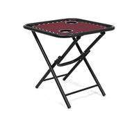 Set Di 2 Sedie A Sdraio Con Tavolino  Zero Gravity Pieghevoli Schienale Regolabile Da Esterno Con Portabicchieri Poggiatesta Poltrona Sedia Relax Terrazzo Giardino - Set Bordeaux