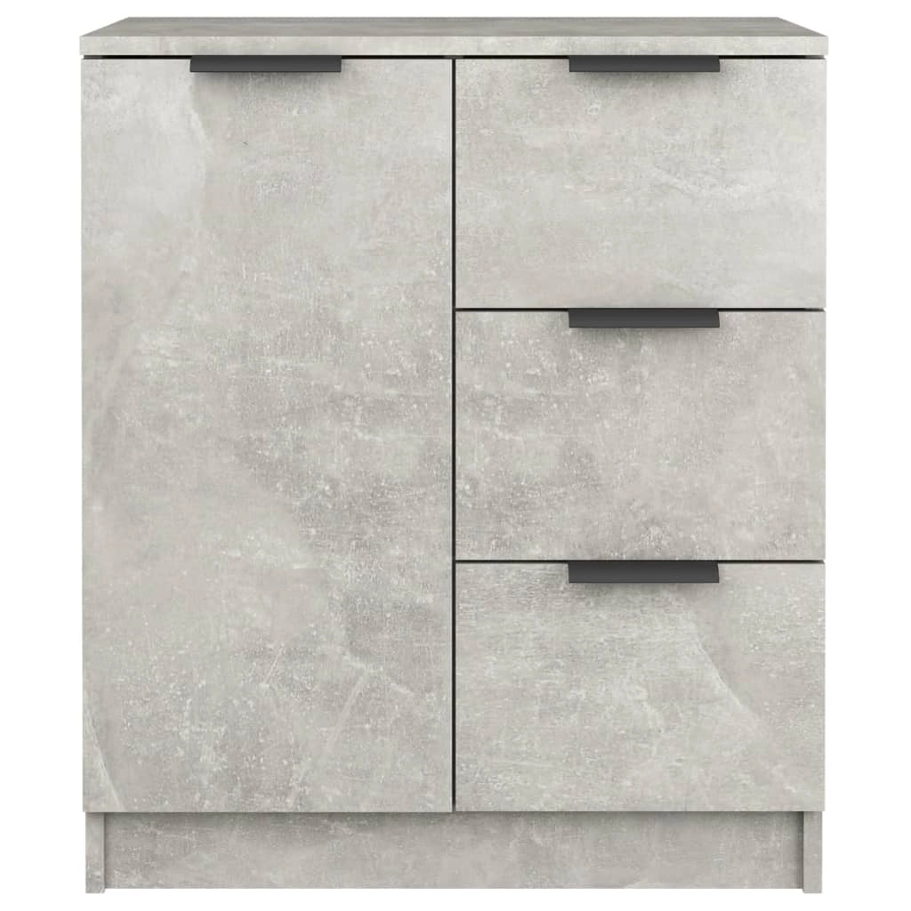Buffet credenza cassettiera armadio mobile contenitore organizer per cucina soggiorno salotti set da 2 60 x 30 x 70 cm legno ingegnerizzato grigio 02_0036852