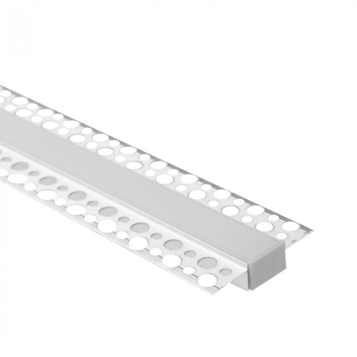 Profilo LED GPS02 incasso anodizzato, diffusore opale 2m Ecolight