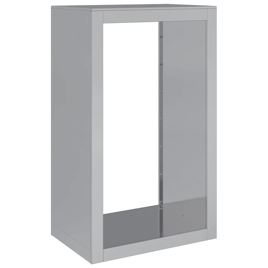 Rastrelliera per Legna 60x40x100 cm in Acciaio Zincato