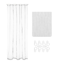 Tenda Zanzariera 150x250 Cm Tinta Unita Con Anelli Inclusi Finestre Porte Zanzariere  - Bianco