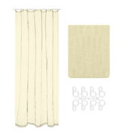 Tenda Zanzariera 150x250 Cm Tinta Unita Con Anelli Inclusi Finestre Porte Zanzariere Insetti Moschiera Anti Mosche Zanzare Insetti Rete Fitta Terrazzi Balcone Giardino Panna