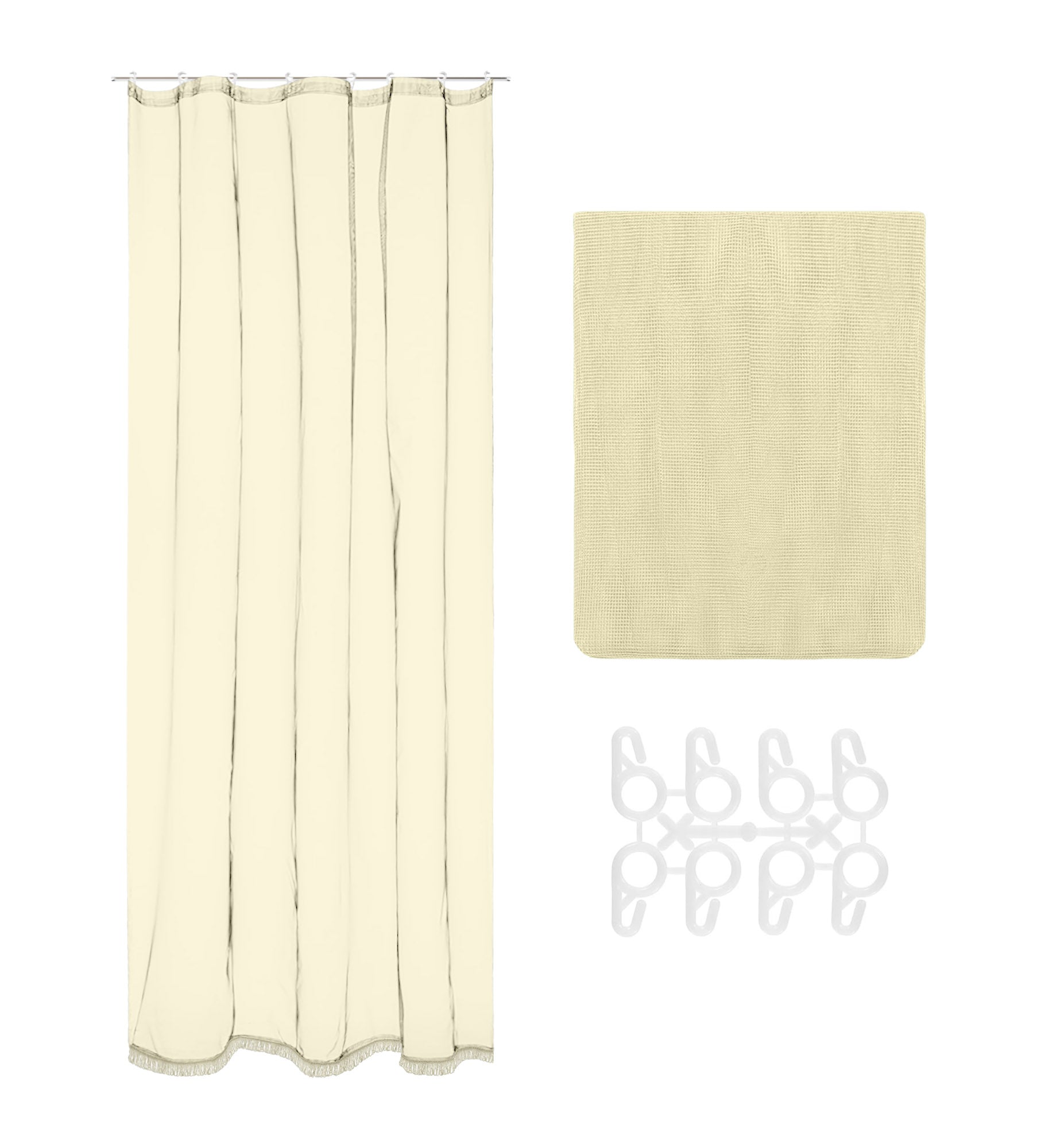 Tenda Zanzariera 150x250 Cm Tinta Unita Con Anelli Inclusi Finestre Porte Zanzariere Insetti Moschiera Anti Mosche Zanzare Insetti Rete Fitta Terrazzi Balcone Giardino Panna