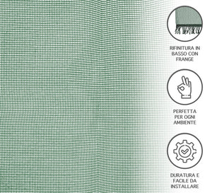 Tenda Zanzariera 150x250 Cm Tinta Unita Con Anelli Inclusi Finestre Porte Zanzariere Insetti Moschiera Anti Mosche Zanzare Insetti Rete Fitta Terrazzi Balcone Giardino Verde