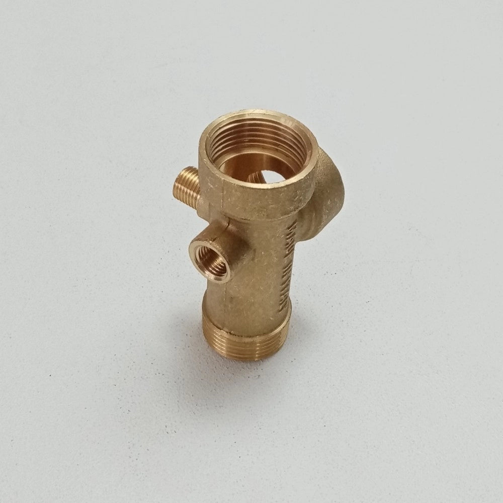 Raccordo 5 vie ottone da 1 per 92mm per autoclave e pressione acqua