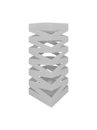 Portaombrelli Interno Esterno  Elegante in Metallo Con Ganci Per Ombrellini Design Moderno Modello 5 Antracite