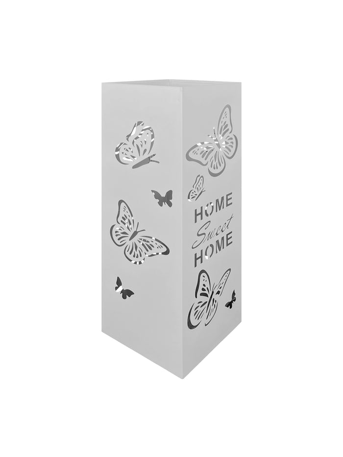 Portaombrelli Interno Esterno  Elegante in Metallo Con Ganci Per Ombrellini Design Moderno Modello 6 Antracite