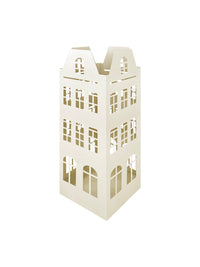 Portaombrelli Interno Esterno  Elegante in Metallo Con Ganci Per Ombrellini Design Moderno Modello 7 Crema