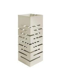 Portaombrelli Interno Esterno  Elegante in Metallo Con Ganci Per Ombrellini Design Moderno Modello 4 Tortora