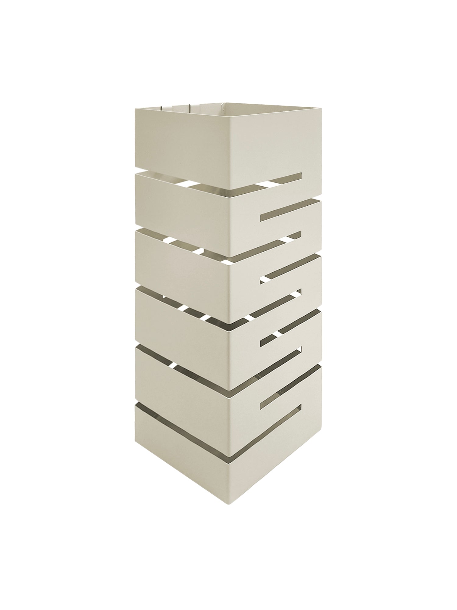 Portaombrelli Interno Esterno  Elegante in Metallo Con Ganci Per Ombrellini Design Moderno Modello 9 Tortora