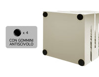 Portaombrelli Interno Esterno  Elegante in Metallo Con Ganci Per Ombrellini Design Moderno Modello 9 Tortora