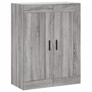 Armadietto a Muro | Mobile a Parete Grigio Sonoma 69,5x34x90 cm Legno Multistrato