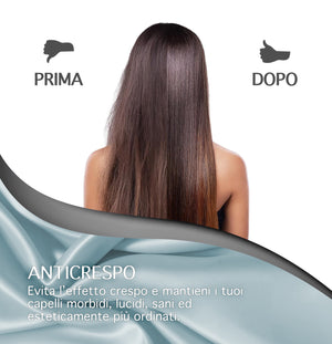 Federa 100% Seta Di Gelso 50x80Cm Certificate OekoTex Chiusura Zip Con Volant da 5 Cm Retro In Tencel Di Eucalipto Anticrespo Anti-Age Rigenerante Cromoterapia  - Azzurro