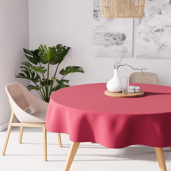 Copertura per tavolo da sole color ocra, rosa, diametro 180 cm