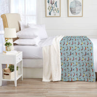 Coperta Plaid Pile Sherpa Invernale, Morbida Calda Coperta Pelosa  Doppio Lato Copertina Divano- Singola-150x190cm - Dis3-Bassotti