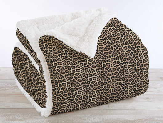 Coperta Plaid Pile Sherpa Invernale, Morbida Calda Coperta Pelosa  Doppio Lato Copertina Divano - Matrimoniale-190x200cm - Dis6-Savana