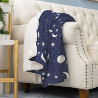 Coperta Plaid Pile Sherpa Invernale, Morbida Calda Coperta Pelosa  Doppio Lato Copertina Divano - Plaid-125x155cm - Dis9-LuneComete