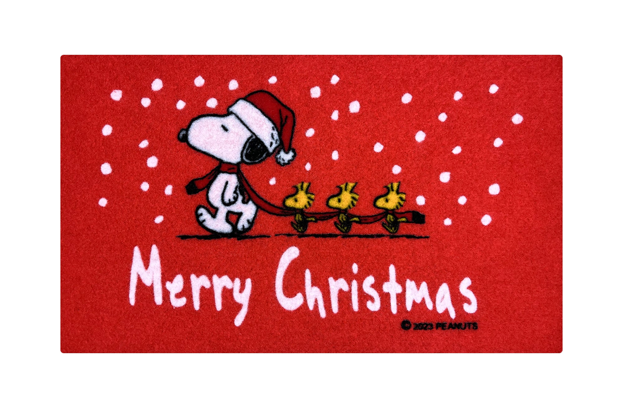 Zerbino Ingresso Natalizio Rettangolare 40 x 60 Cm Tappeto Ingresso Asciugapassi Tappetino Antiscivolo Interno Estero Idea Regalo Natale  - Dis1 Natale