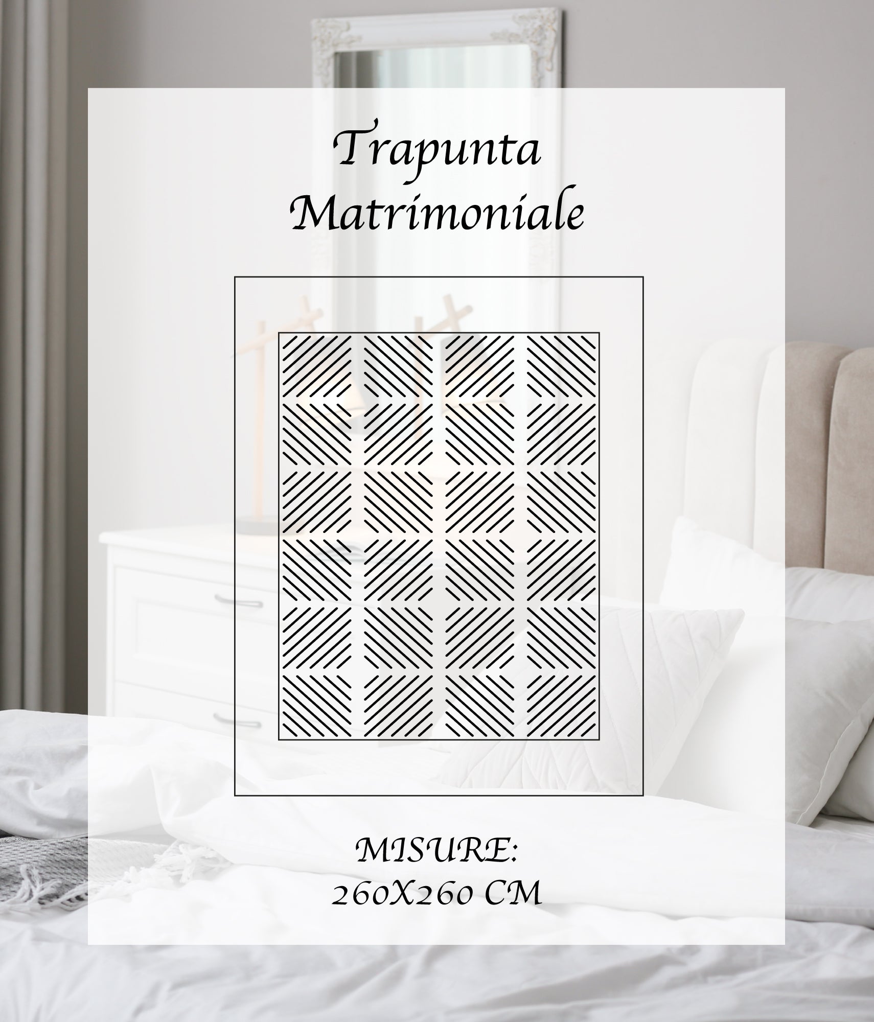 Trapunta Elegante Matrimoniale In Velluto Piumone Invernale Effetto Piuma 580 Gr/Mq Piumino Caldo Due Piazze Inverno Coperta Duck Friendly Grigio - Matrimoniale