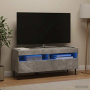 Mobile TV LED Grigio Cemento Legno ingegnerizzato 896988