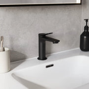 Miscelatore lavabo senza scarico nero opaco | Anne