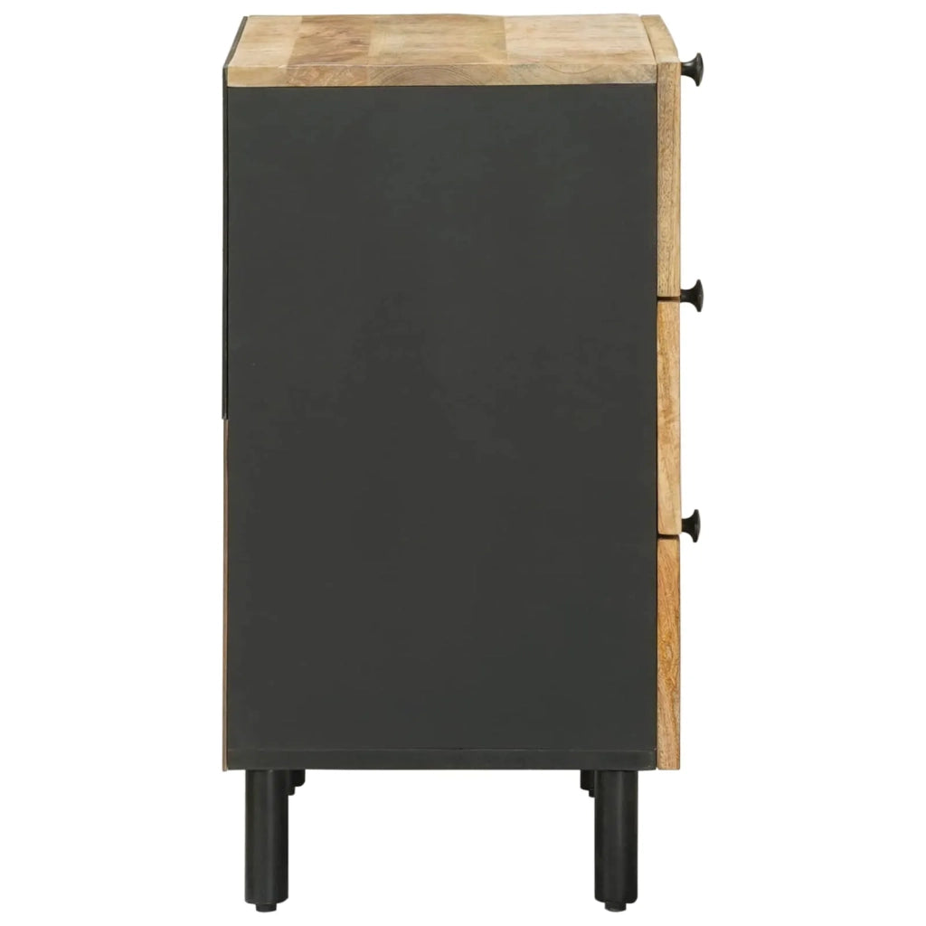 Comodino Naturale 50 x 33 x 62 cm Legno di mango massello 4018853