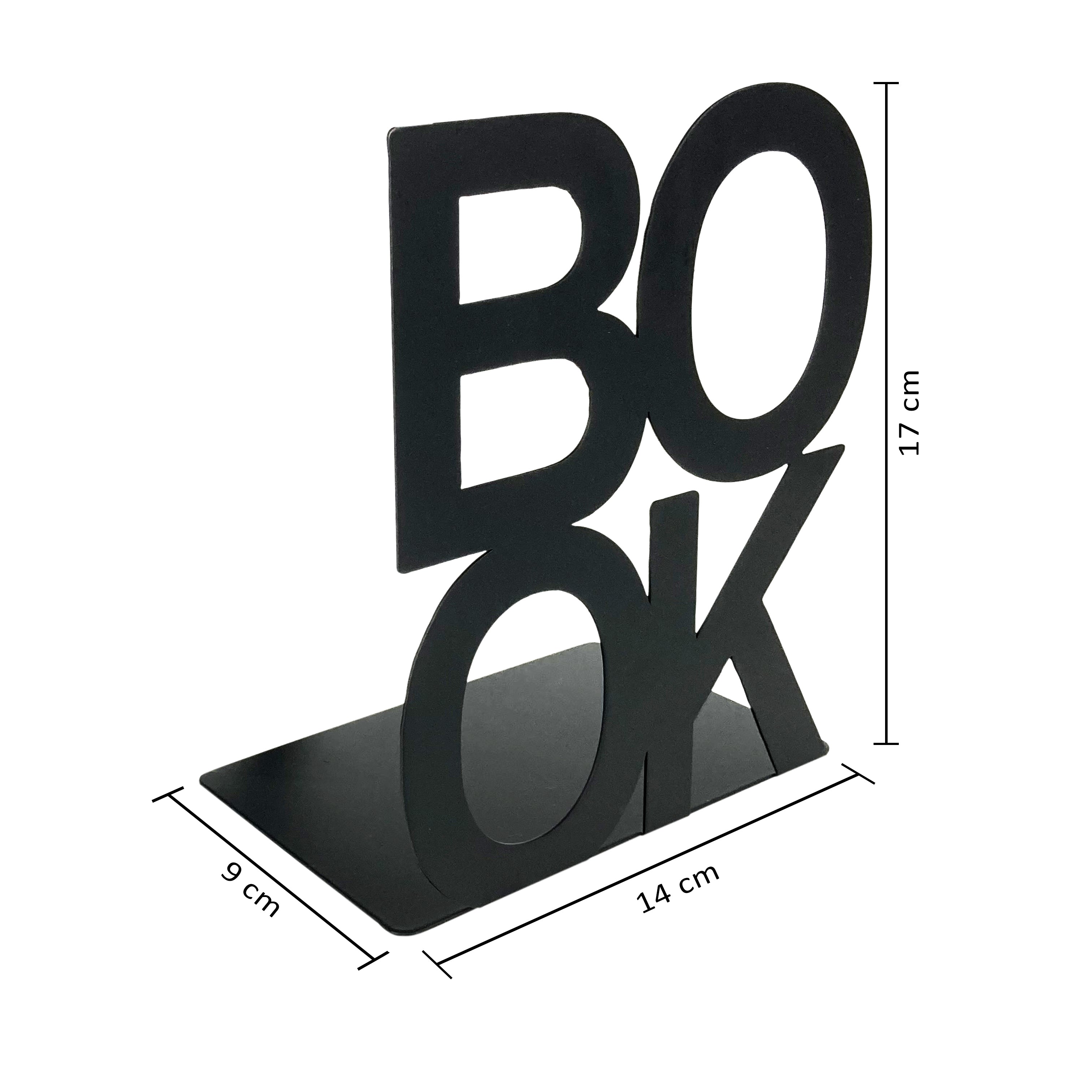 Set 2 Pezzi Fermalibri In Metallo Antigraffio Per Mensole Libreria Design Moderno Supporto Porta Libro Antiscivolo Mensola Decorazione Casa Ufficio Scrivania Cd Riviste Idea Regalo Organizzatore  - Book