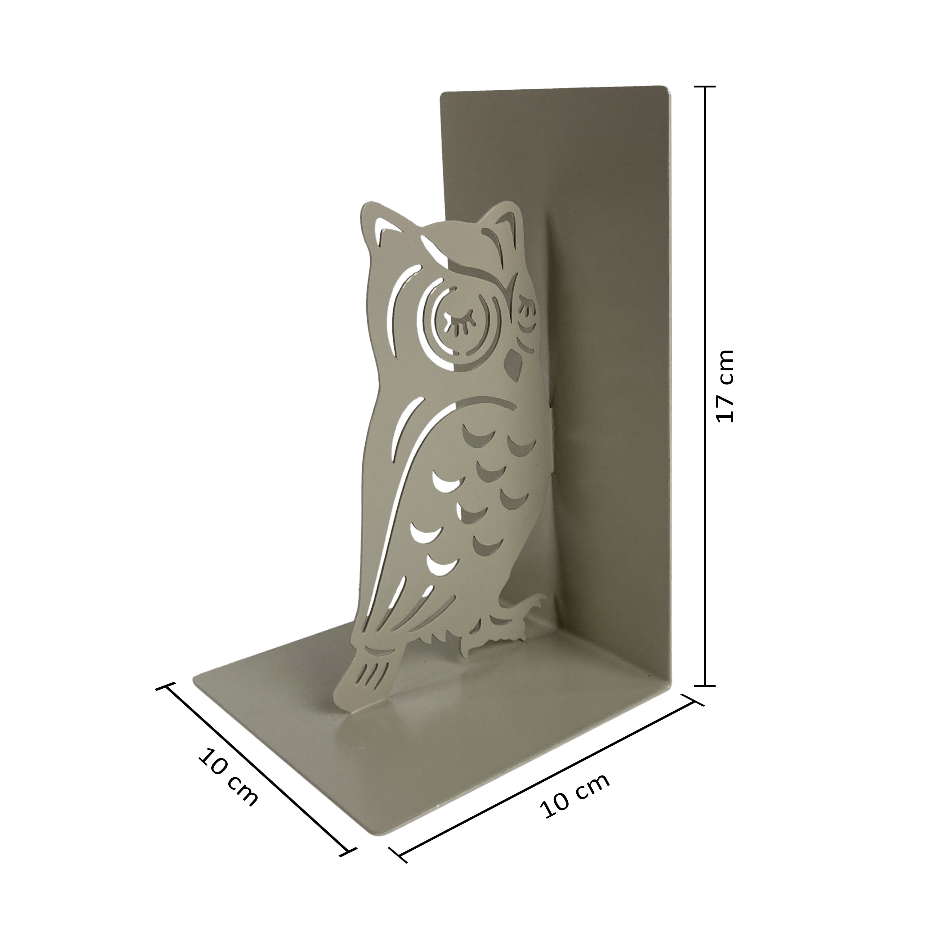 Set 2 Pezzi Fermalibri In Metallo Antigraffio Per Mensole Libreria Design Moderno Supporto Porta Libro Antiscivolo Mensola Decorazione Casa Ufficio Scrivania Cd Riviste Idea Regalo Organizzatore  - Gufetti