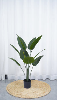 Pianta Finta Da Interno Artificiale Grandi Varie Altezze 100/150/180 Cm Artificiali Vari Modelli Modellabili Decorazioni Casa Ufficio - Uccello del Paradiso - Altezza 150cm