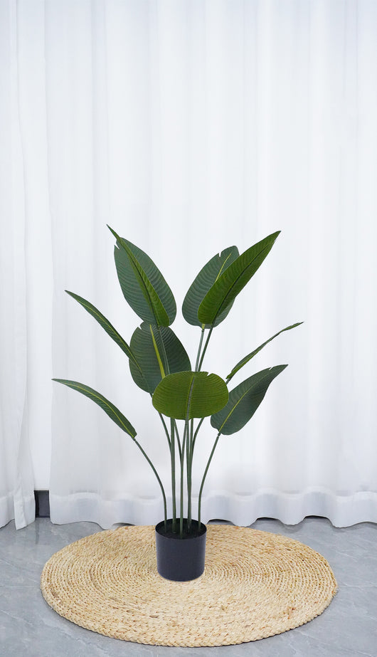 Pianta Finta Da Interno Artificiale Grandi Varie Altezze 100/150/180 Cm Artificiali Vari Modelli Modellabili Decorazioni Casa Ufficio - Uccello del Paradiso - Altezza 150cm
