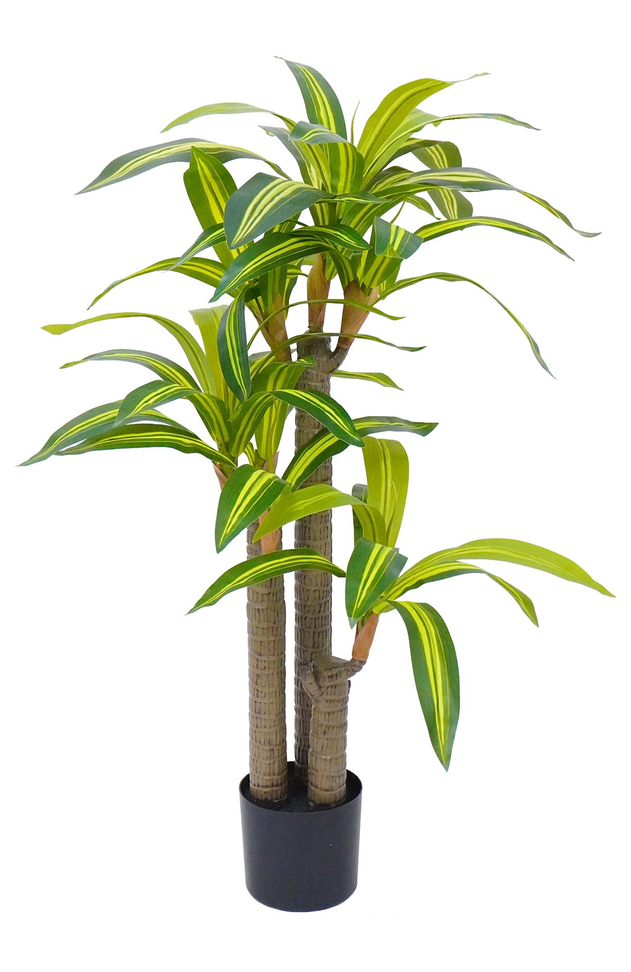 Pianta Finta Da Interno Artificiale Grandi Varie Altezze 100/150/180 Cm Artificiali Vari Modelli Modellabili Decorazioni Casa Ufficio - Dracaena - Altezza 100cm