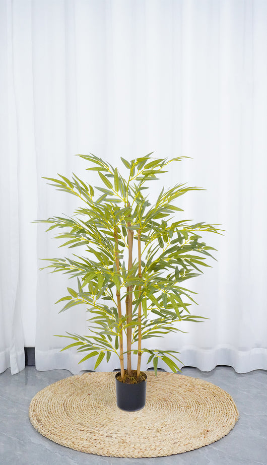 Pianta Finta Da Interno Artificiale Grandi Varie Altezze 100/150/180 Cm Artificiali Vari Modelli Modellabili Decorazioni Casa Ufficio - Bambù - Altezza 180cm