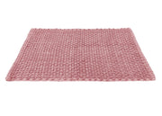 Tappeto Bagno Doccia Antiscivolo In Microfibra Super Assorbente Osaka - Parure 3 Pezzi - Rosa