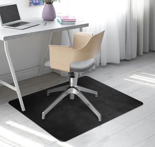 Tappeto Per Sedia Da Ufficio 95 x 120 Cm Antigraffio Per Sedie Da Scrivania Per Pavimenti In Legno o Piastrelle Salvapavimento Protettivo Sedute Con Ruote Rotelle Lavoro Gaming  - Antracite - 95x120 cm