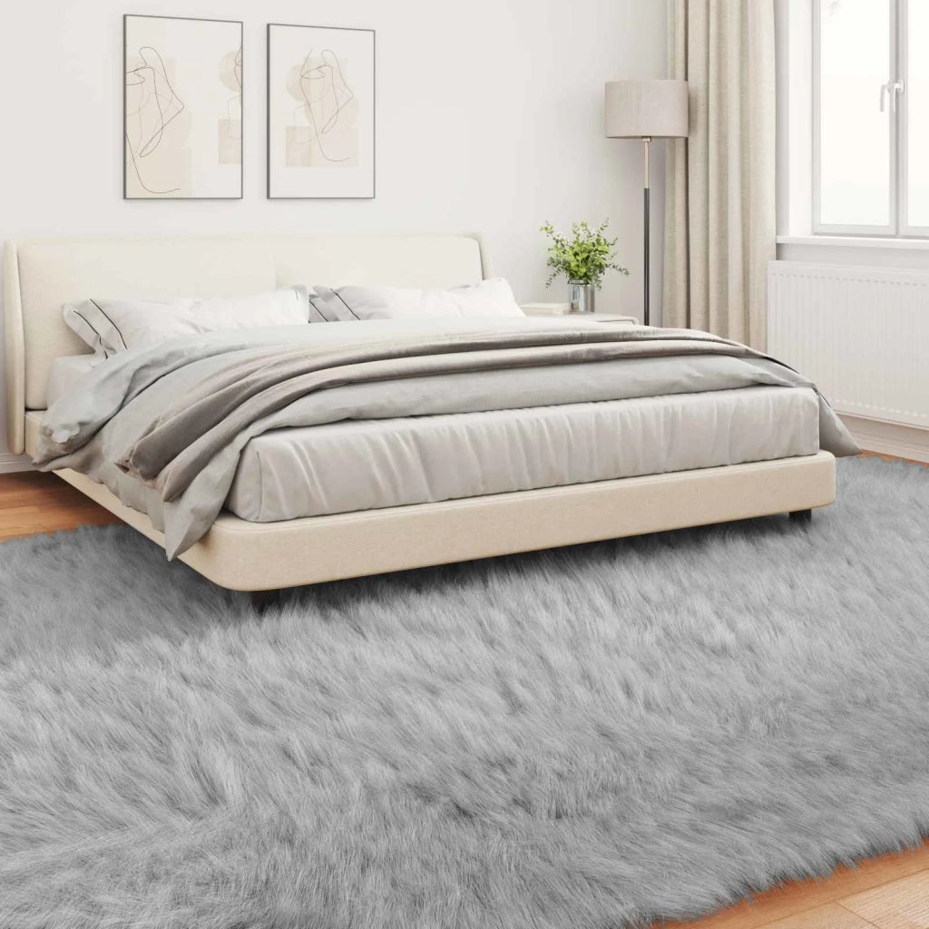 Tappeto in finta TAFALLA | Tappeto del soggiorno Grigio 240 x 340 cm Poliestere