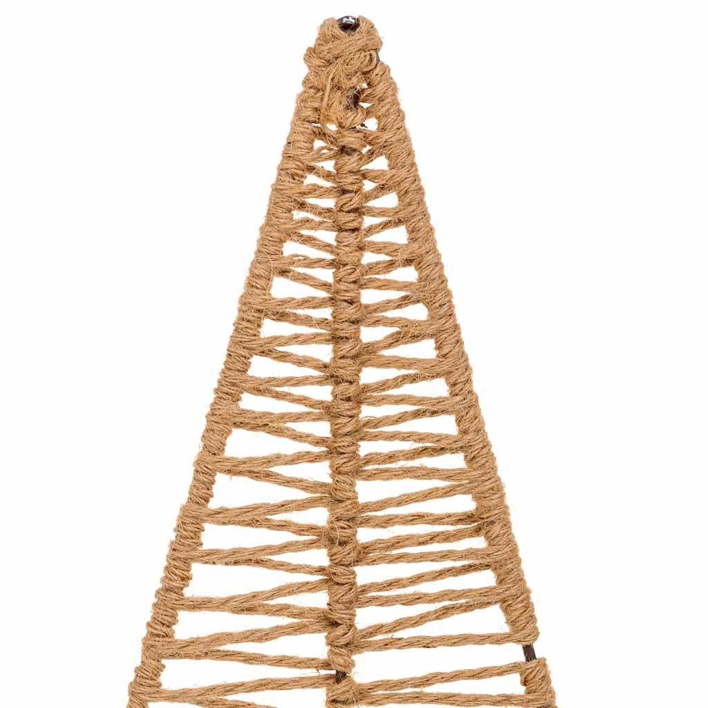 Albero decorativo in cotone intrecciato marrone 15x01x44h