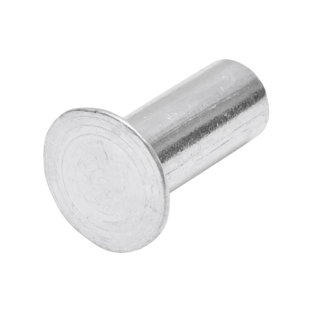 Rivetto in alluminio massiccio 24,6x10, diametro testa 18 mm
