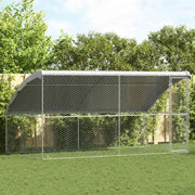Cuccia per cani 2 pcs Argento 4 x 2 x 2 m Acciaio zincato 3368328