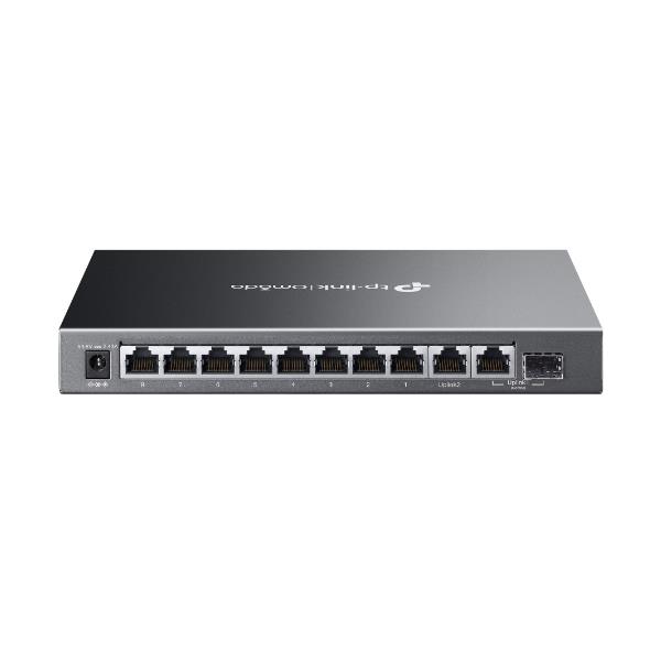 Tp-link omada es210gmp switch di rete gestito gigabit ethernet (10/100/1000) supporto power over ethernet (poe) nero
