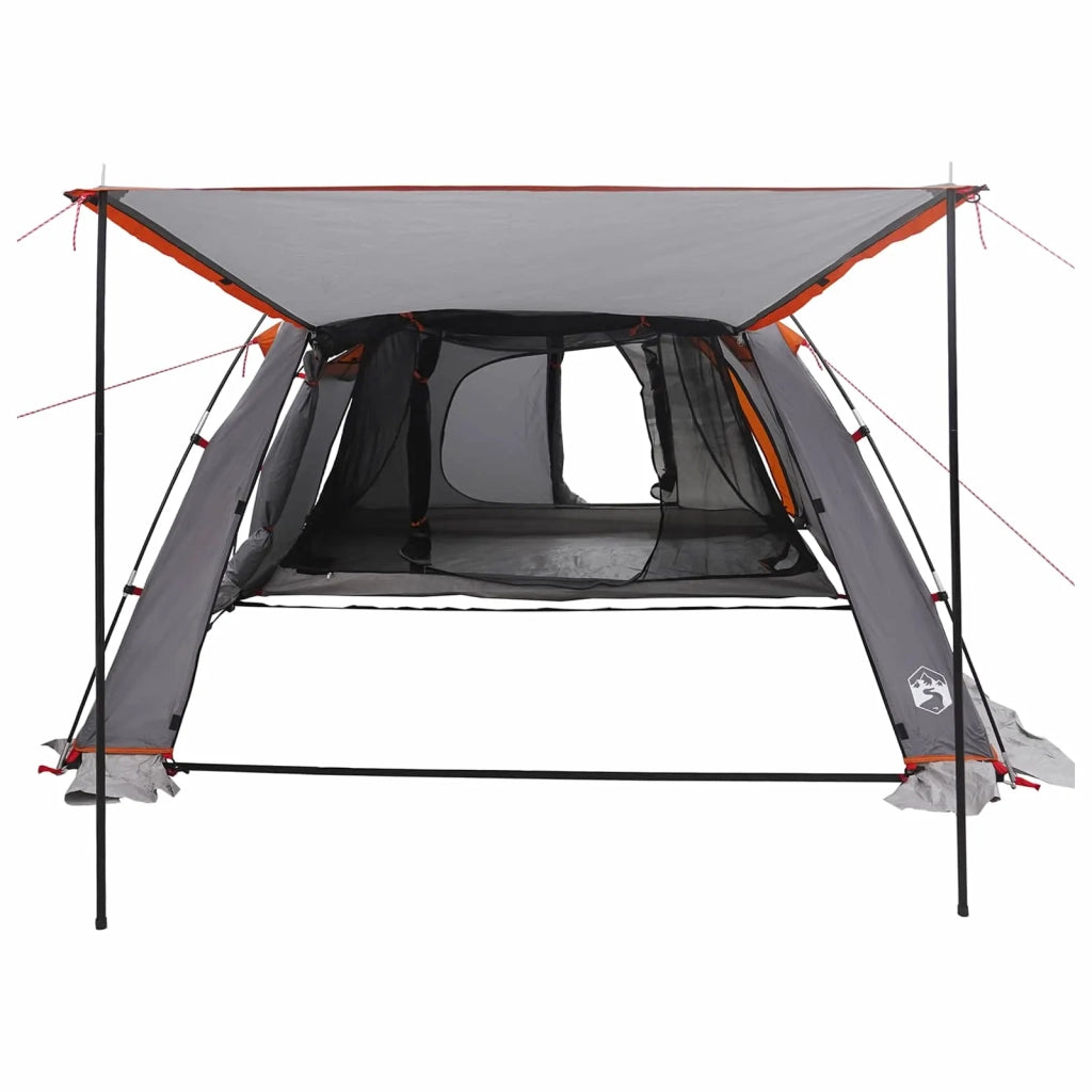 Tenda a tunnel Grigio e arancione 361 x 235 x 147 cm 42017402