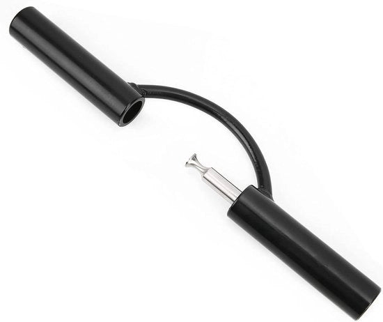 Strumento per la rifinitura di saxofoni metallo professionale - Componenti per la rifinitura di saxofoni - Manubrio a doppio volante in nero e argento