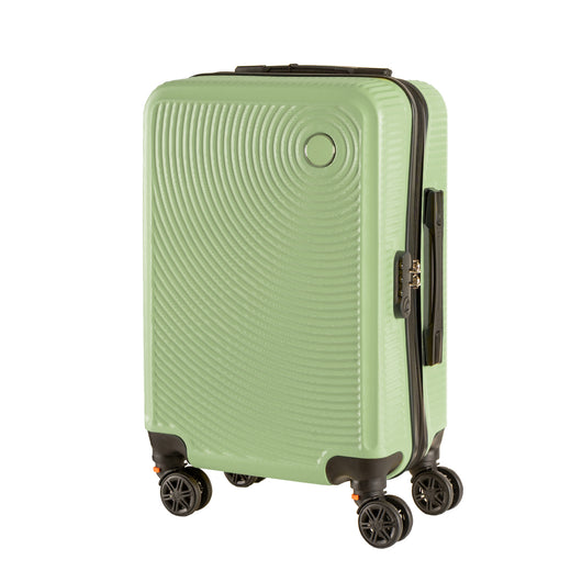 Trolley Bagaglio Mano Rigido 54x33x22 Piccolo Ultraleggero Valigia In Abs Con 4 Ruote Rimovibili Manico Chiusura Di Sicurezza Per Compagnie Low Cost Economy Zaino Da Viaggio Salvia