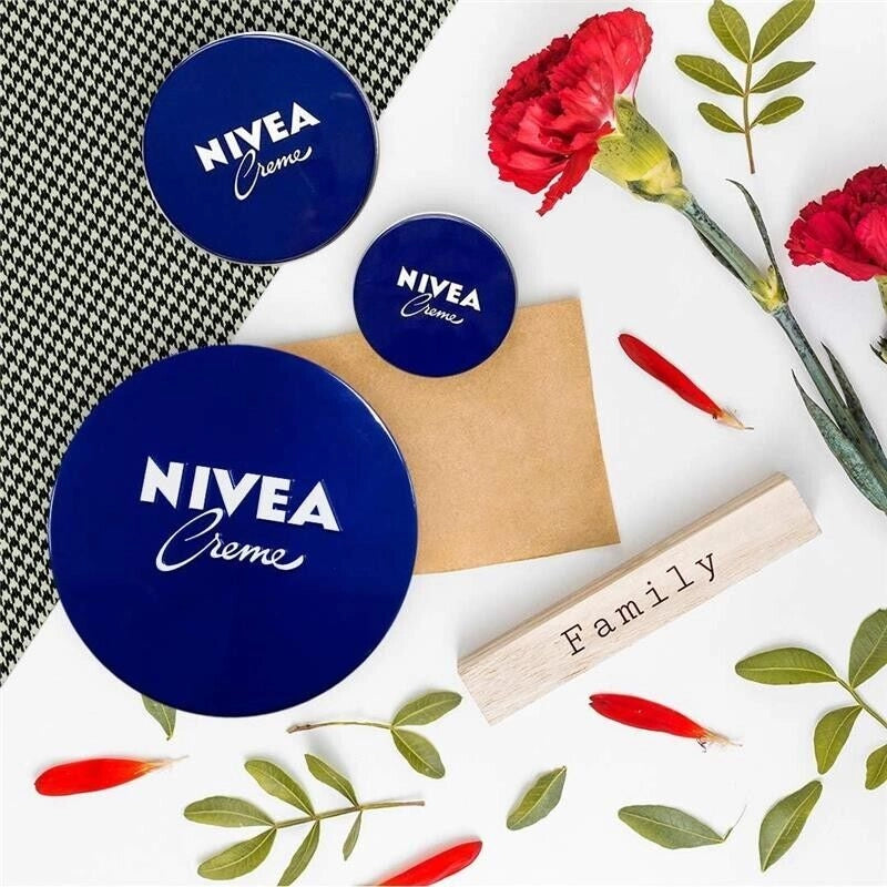 SET 4 NIVEA CREME MAXI CREMA MULTIUSO 250 ML BARATTOLO